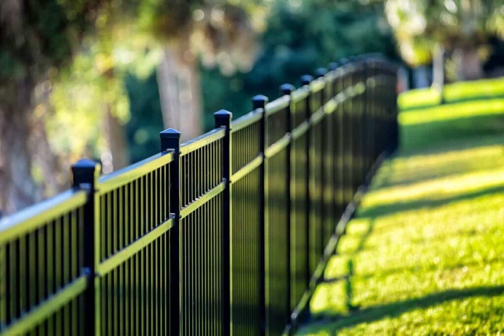 Metall Gartenzaeune 2