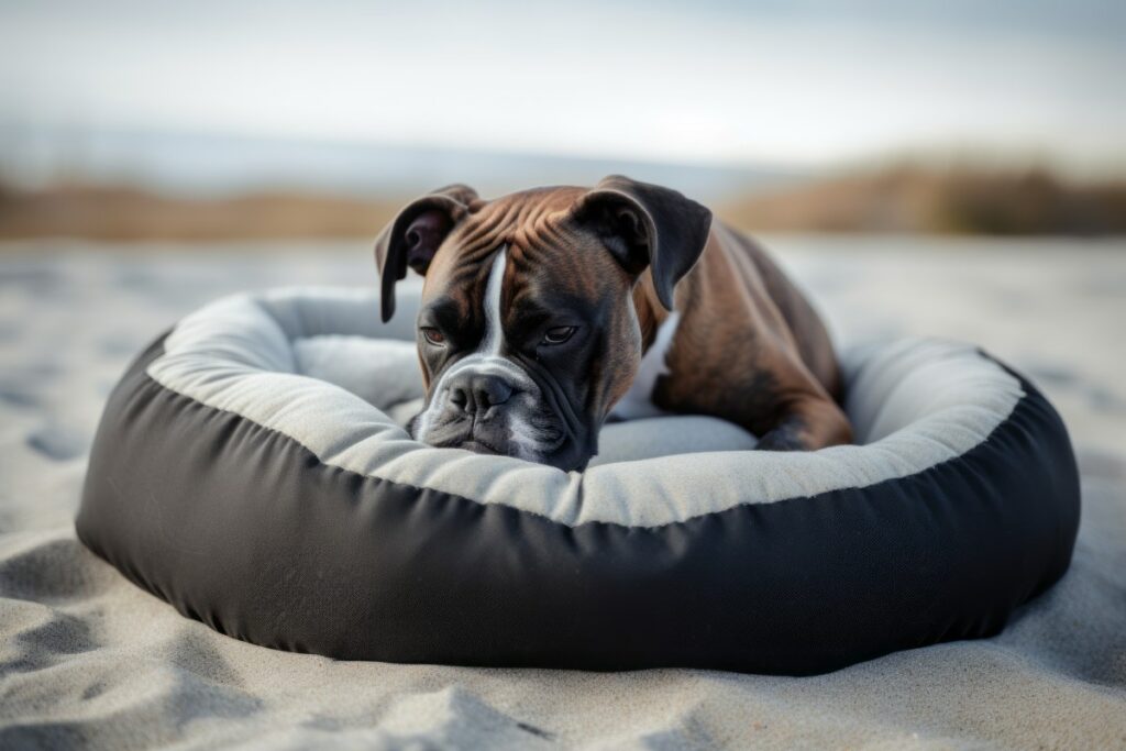 hundebett aus kunstleder 4