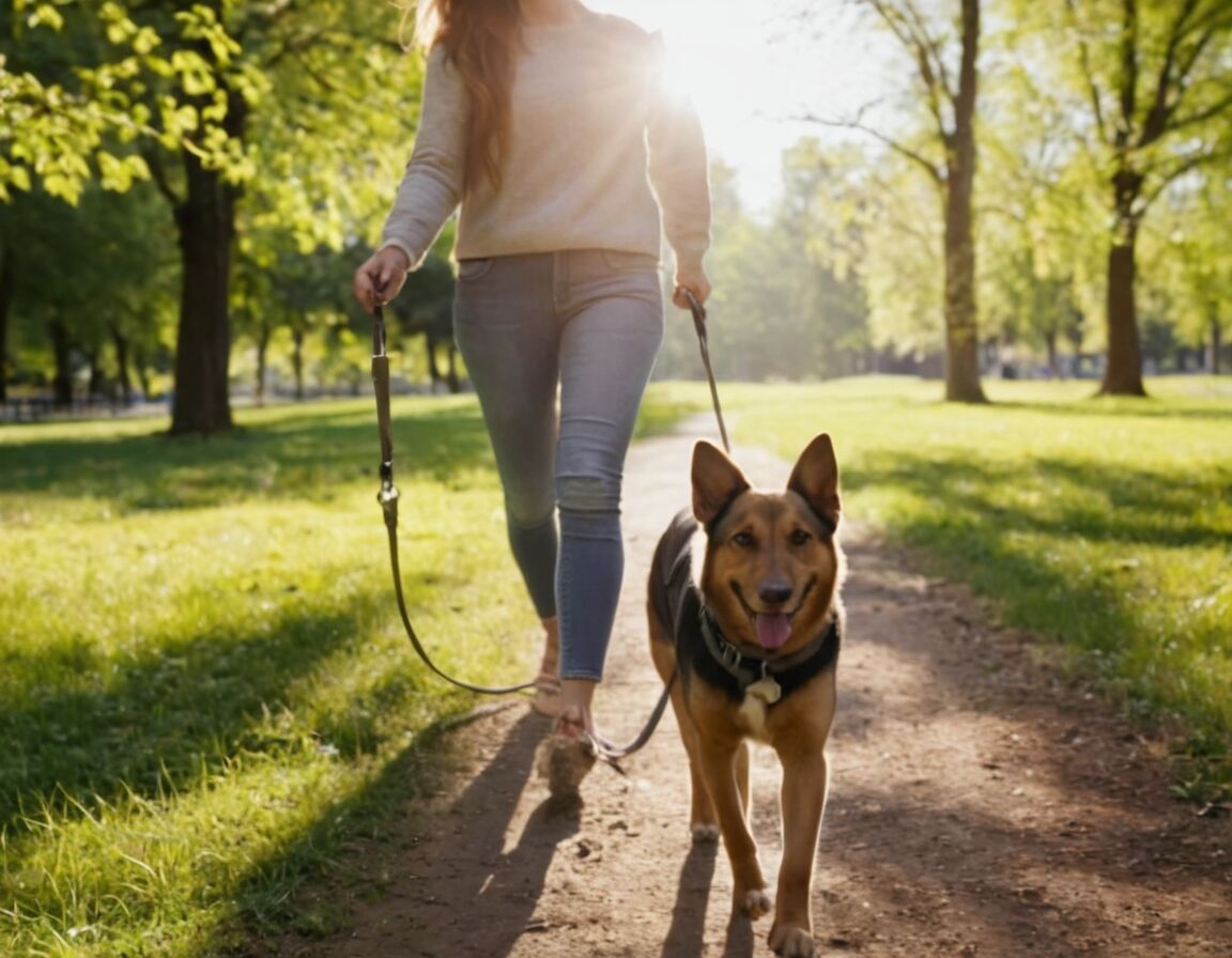 Stopp-Technik beim Ziehen anwenden   - Hund zieht an der Leine » Hilfsmittel für entspannte Gassi-Runden  
