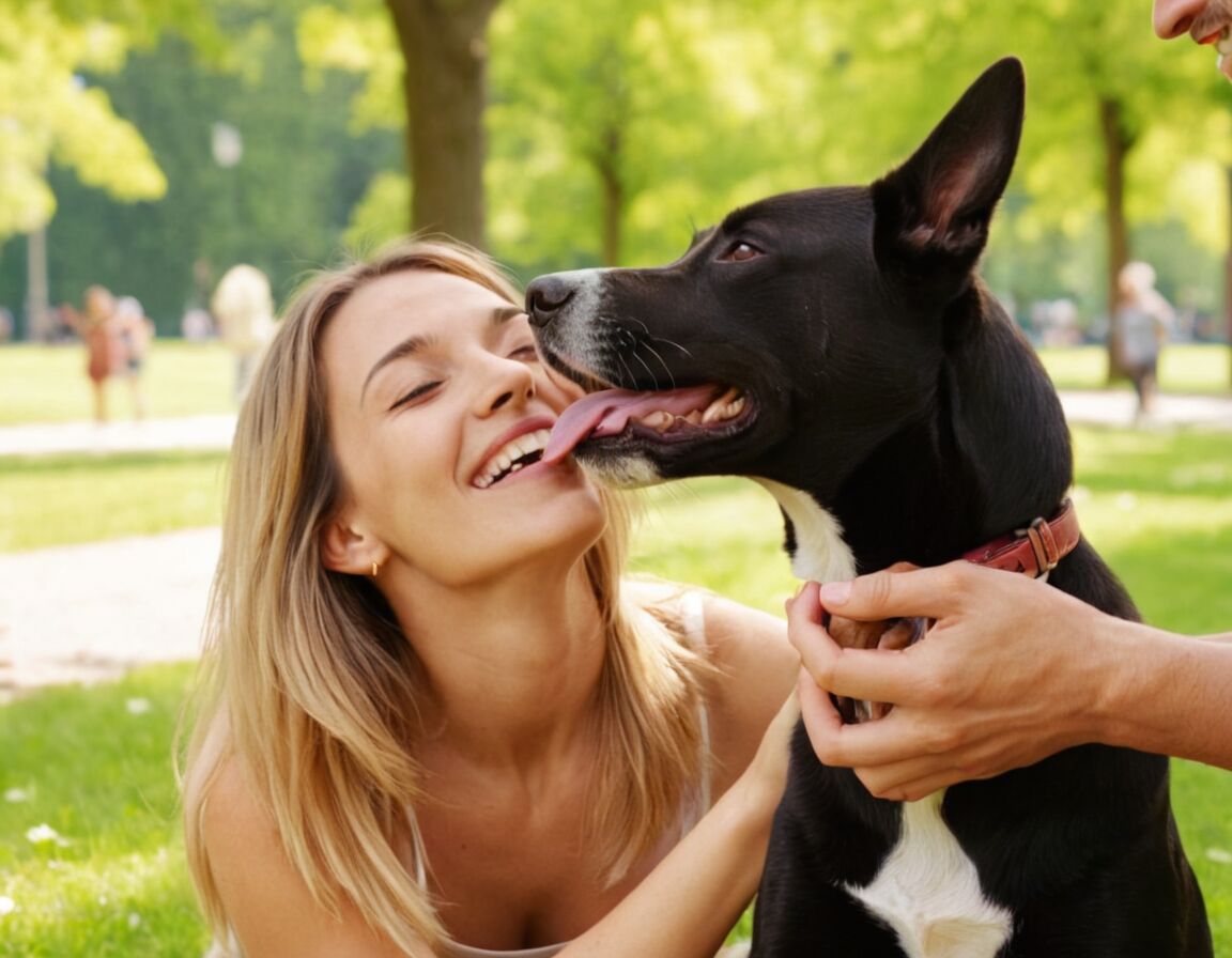 Soziale Bindung zwischen Mensch und Hund - Warum leckt der Hund mich ab » Die Hintergründe verstehen