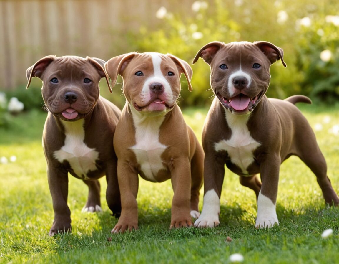 Pflege und Gesundheit von Welpen dieser Rasse   - American Pit Bull Terrier Welpen » Kraftvoll und loyal  