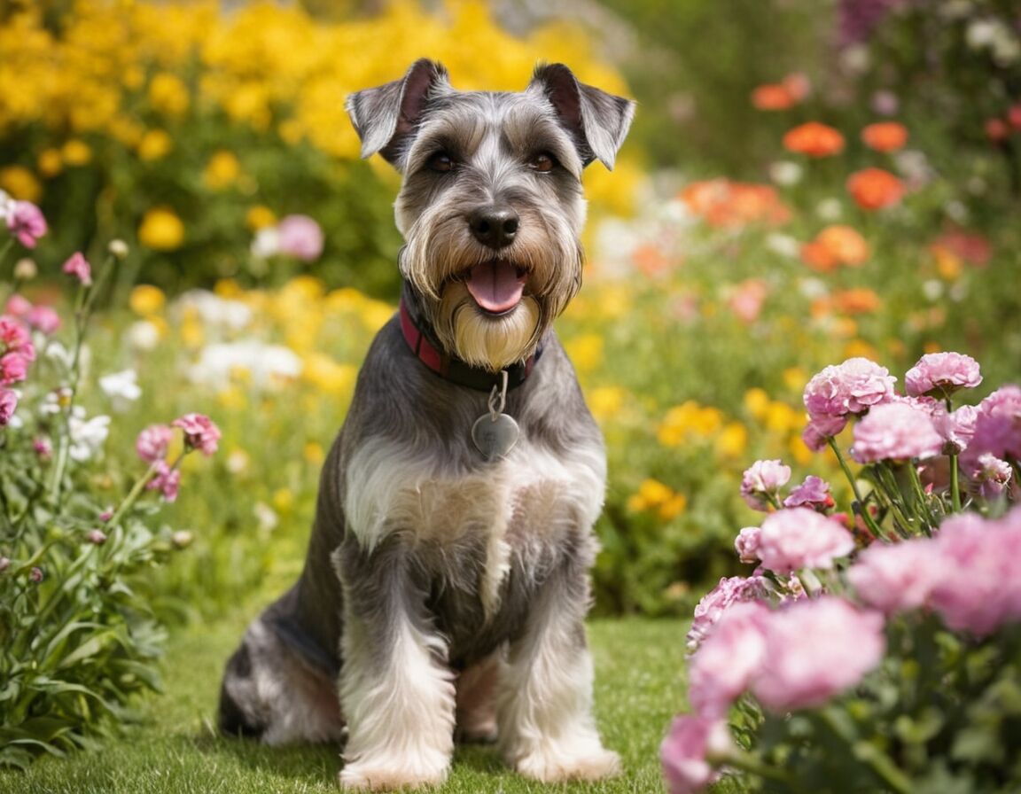Schnauzer: Wachsam und intelligent   - Hunderassen die keine Haare verlieren » Die besten hypoallergenen Begleiter  