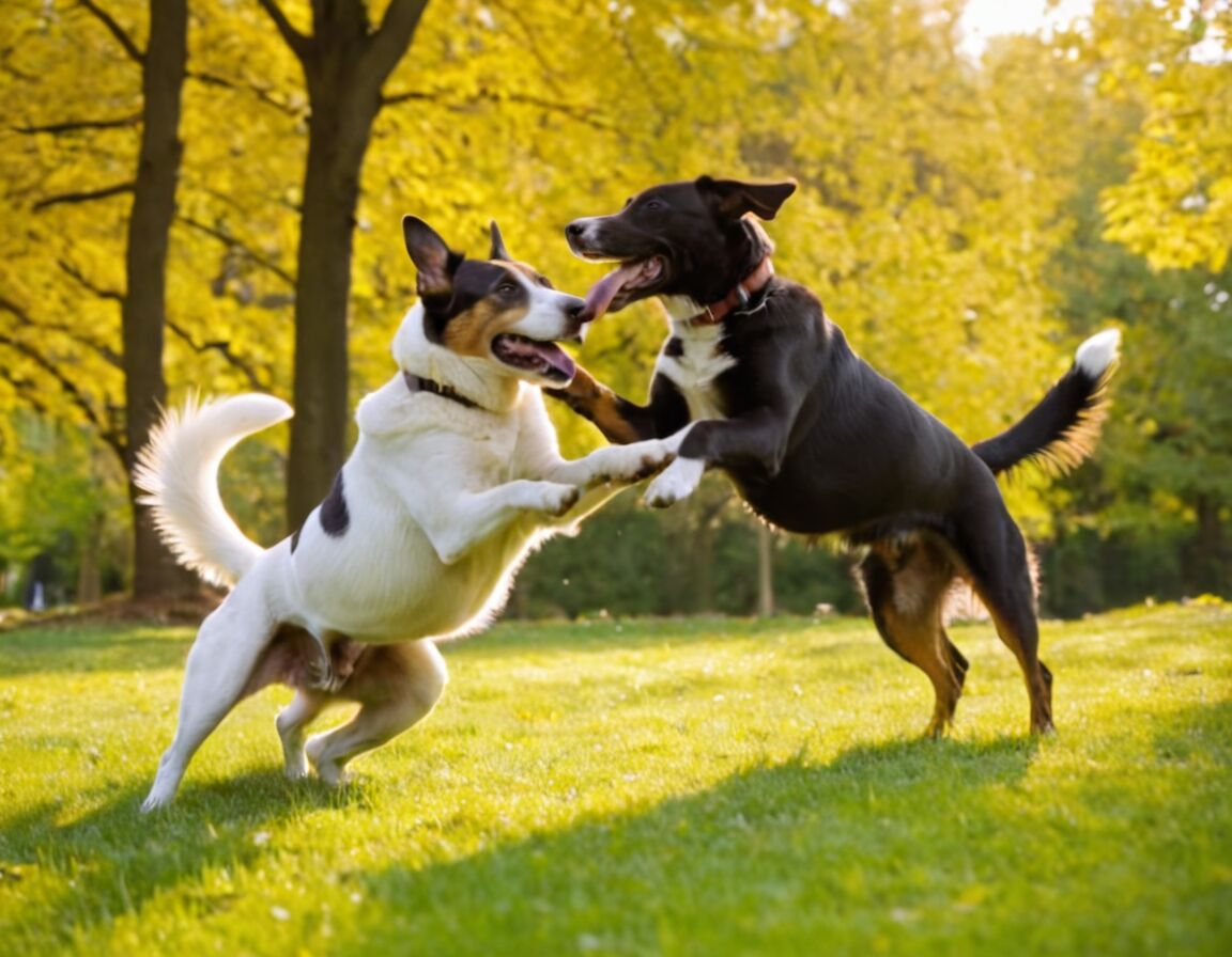 Sozialisierung mit anderen Hunden fördern - Hund bellt andere Hunde an » Richtig reagieren in der Situation
