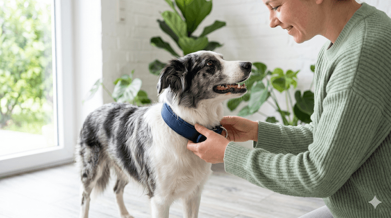 Halsband oder Geschirr – Ki generierte Illustration